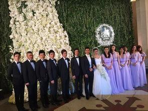 黄晓明婚礼背景墙,浪漫奢华的童话世界再现